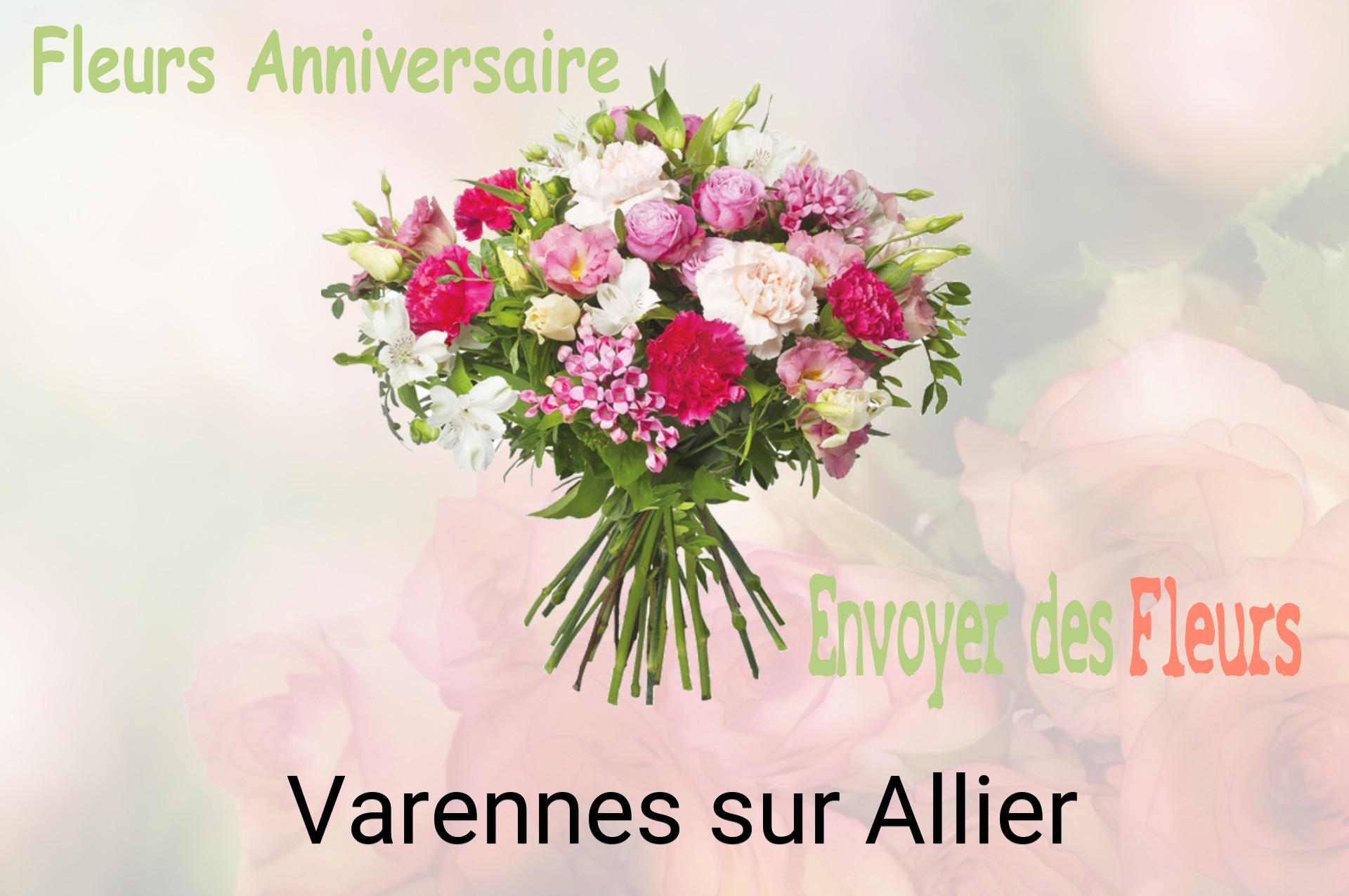 Bouquet de fleurs d’anniversaire livré à Varennes-sur-Allier