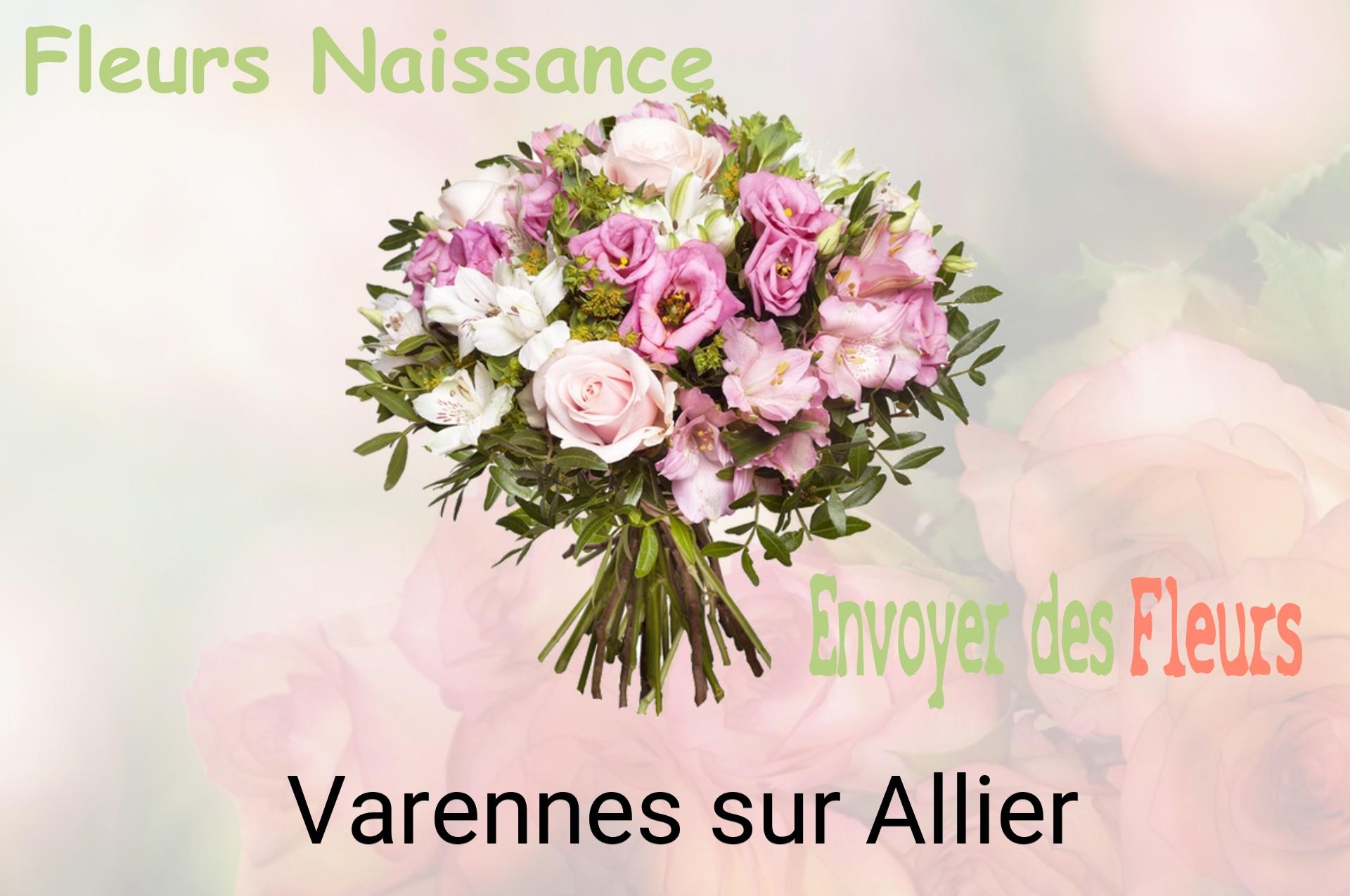 Bouquet de fleurs de naissance livré à Varennes-sur-Allier